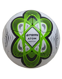 Мяч футбольный ATOM PU зеленый р 5 Atemi