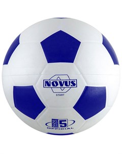 Мяч футбольный Novus Start бело синий р 5 Atemi