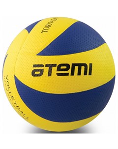 Мяч волейбольный Tornado синтетическая кожа PU soft желт син р 5 Atemi