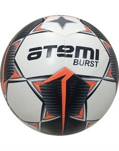 Мяч футбольный Burst р 5 белый черн красн Atemi