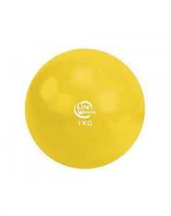 Медбол 1кг 1701LW желтый Lite weights