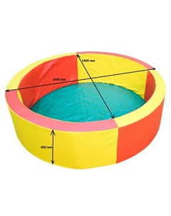 Сухой бассейн с набором шаров в наборе 800 разноцветных шаров ZSO 002374 Dinamika