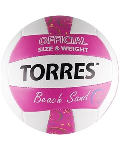Мяч волейбольный Beach Sand Pink V30085B р 5 Torres