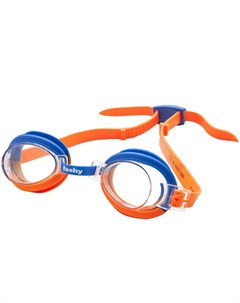 Очки для плавания Top Jr 4105 37 прозрачные линзы оранжево синяя оправа Fashy