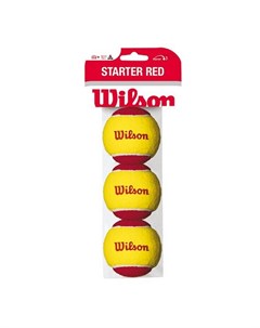 Мяч теннисный Starter Red WRT137001 3 шт желто красный Wilson