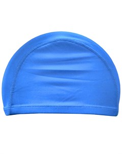 Шапочка для плавания взрослая текстиль голубая C33535 Nobrand