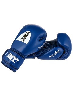 Боксерские перчатки Super Star BGS 1213c 12 BL 12 oz синие Green hill