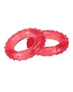 Эспандер кистевой с массажным эффектом d7см компл из 2 шт резина PL0002 красный Torres
