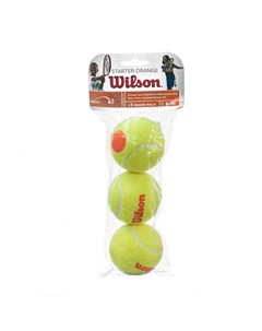 Мяч теннисный Starter Orange WRT137300 3 шт желто оранжевый Wilson
