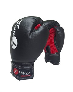 Перчатки боксерские 4oz к з черный Rusco