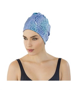 Шапочка для плавания Exclusive swimcap 3445 51 сине голубой Fashy