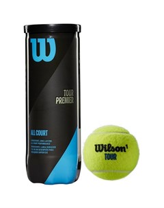 Мячи для большого тенниса Tour Premier All Court WRT109400 3 мяча желтый Wilson