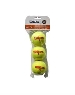 Мяч теннисный Roland Garros WRT147700 3 мяча в упаковке оранжевый Wilson