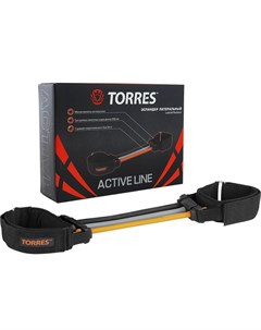 Эспандер латеральный сопротивление 9 34 кг AL0045 оранжево черно серый Torres
