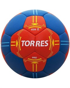 Мяч гандбольный PRO H30062 р 2 матчевый оранж син Torres