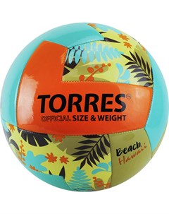 Мяч волейбольный пляжный Hawaii V32075B р 5 Torres
