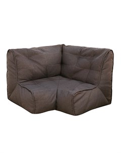 Модульный диван SHAPE бескаркасный Коричневый 1 угловая секция Dreambag