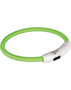 Ошейник для собак Мигающее кольцо USB XS S зеленый Trixie
