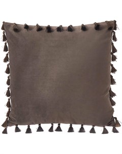 Декоративная подушка Несси коричневая 45х45 см Sofi de marko