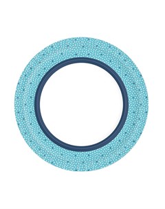 Тарелки Бумажные EXTRA STRONG RICE BLUE 22 см Duni