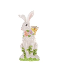 Горшок для цветов Co в форме кролика салатовый Royal gifts