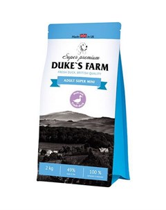 Корм для собак утка 2 кг Duke's farm