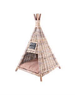 Домик вигвам для собаки rattan 50x50h82cm Van der leeden