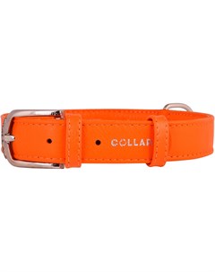 Ошейник для собак Glamour без украшений 15 мм 27 36 см Оранжевый Collar