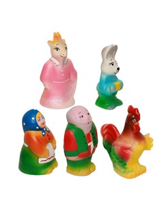 Набор игрушек для ванны Коза Дереза из 5 предметов Кудесники