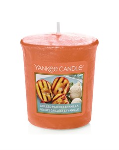 Аромасвеча Персик на гриле 5 см Yankee candle