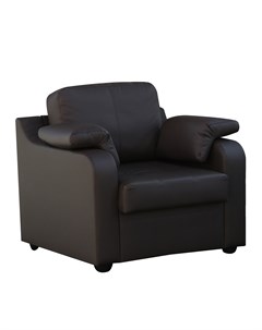 Кресло Надия натуральная кожа коричневое 89x88x88 Fs
