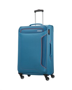 Чемодан 4 х колесный голубой 46 5х32х79 5 см American tourister