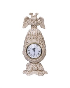 Часы каминные Фаберже Державные слоновая кость Royal flame