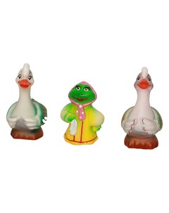 Набор игрушек для ванны Лягушка путешественница из 3 предметов Кудесники