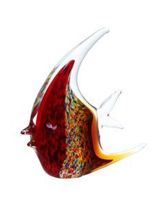 Фигурка коралловая рыбка 17х19см Art glass