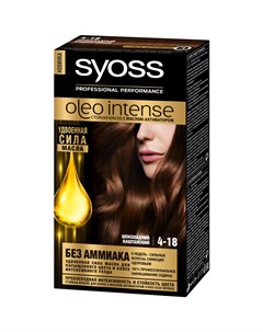 Краска для волос Oleo Intense 4 18 Шоколадный каштановый Syoss