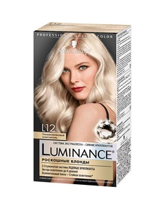Краска для волос Luminance Color L12 Ультра платиновый осветлитель Schwarzkopf