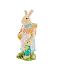 Горшок для цветов Co в форме кролика голубой Royal gifts