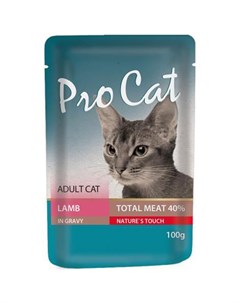 Корм для кошек Ягненок 100г Pro cat