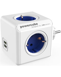 Разветвитель PowerCube Original USB синий Allocacoc