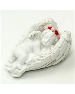Фигурка декоративная Ангел на крыльях счастья 7см Феникс-презент