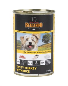 Корм для собак Индейка с рисом 400 г Belcando