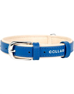 Ошейник для собак Brilliance без украшений 25 мм 38 49 см Синий Collar