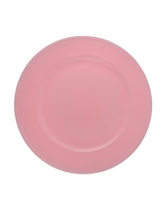 Блюдо декоративное розовое 33см Dekor pap