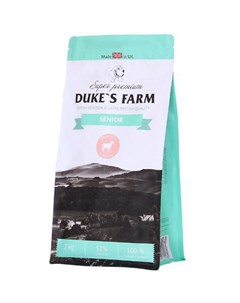 Корм для собак ягненок оленина 2 кг Duke's farm