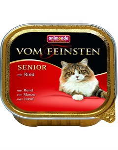 Корм для кошек Von Feinsten Senior Говядина 100 г Animonda