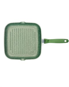Сковорода гриль с ручкой Dr green квадратная 26х26 см Risoli