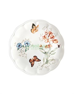 Тарелка обеденная Бабочки на лугу LEN6083380 27 5 см Lenox