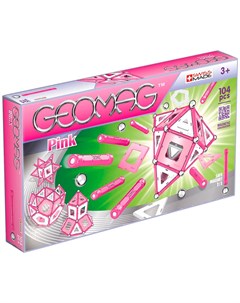 Конструктор магнитный Glow 344 Pink Geomag