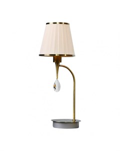 Лампа настольная ma 01625t 001 bronze cream Brizzi